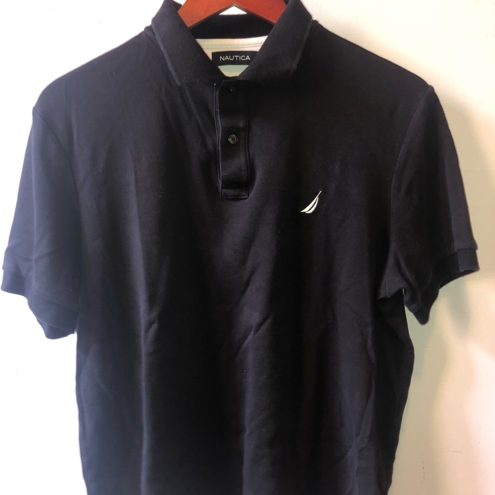 Nautica black polo shirt